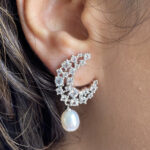 White Topaz earrings