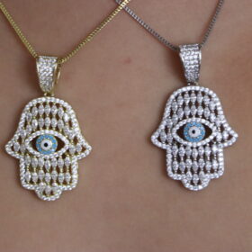 Ari's Hamsa Necklace